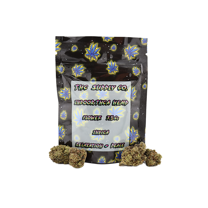 THCSC Indoor THCA Hemp Flower 3.5g / Indica Purple Punch